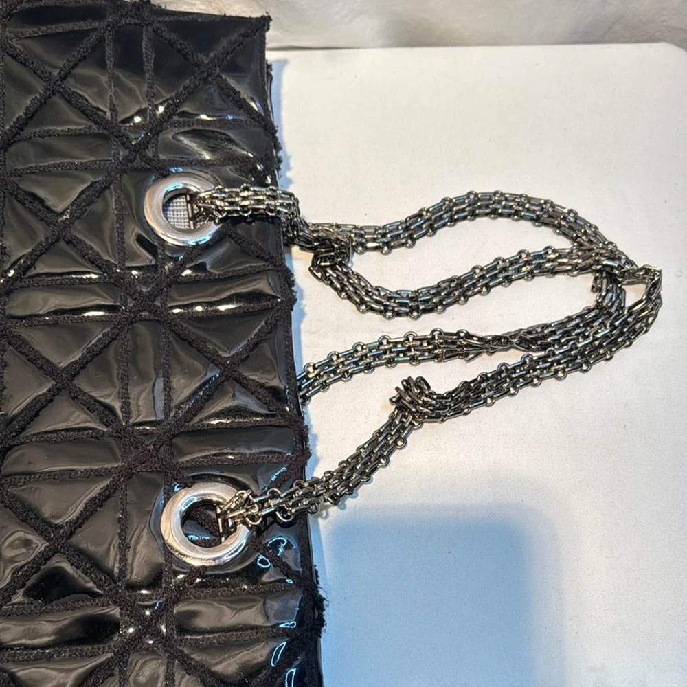 Big Buddha Black Quilted Tote Bag
